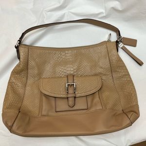 Coach tan purse  NWOT